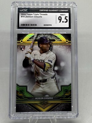 2024 Topps Triple Threads - Jackson Chourio #14 (RC) for sale 2024 Topps Triple Threads - Jackson Chourio #14 (RC) for sale