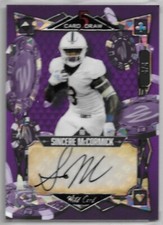 2022 Wild Card Evan Neal 5 Card Draw Red Ink Autograph New York Giants #5CDV-16