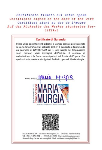 MARIA MURGIA "Marilyn Monroe" Fotomosaico digitale cm 50,5x51 - Foto 6 di 8