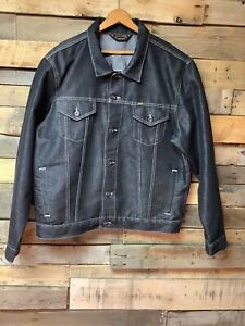 ralph polo lauren denim jean jeans jacket dark company
