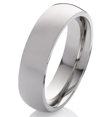 Verlobungsring Ehering Herrenring oder Damenring aus Titan mit Ring Gravur T191E