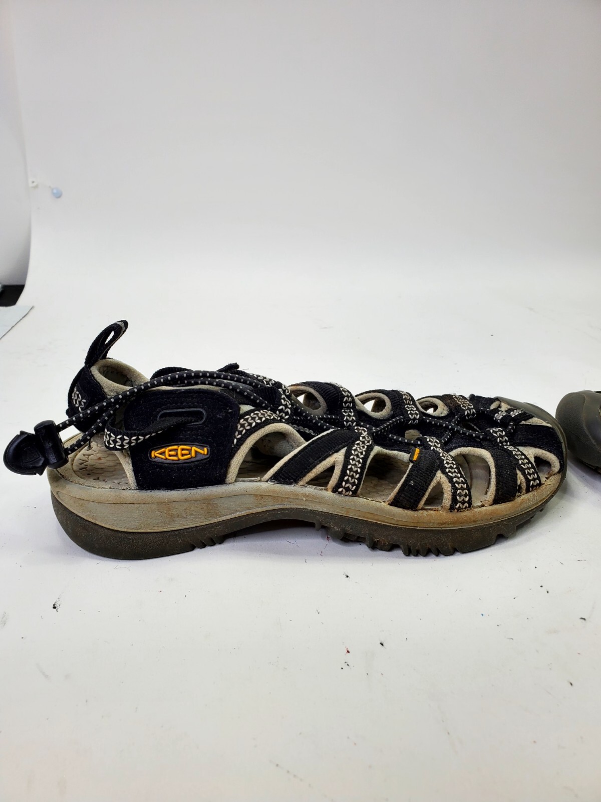 Keen Whisper sandali impermeabili donna taglia 6 scarpe trekking nero grigio 1008448