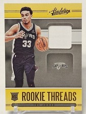 2020-21 Panini Absolute Tre Jones Memorabilia Threads Level 1 #RT-TJO Rookie RC