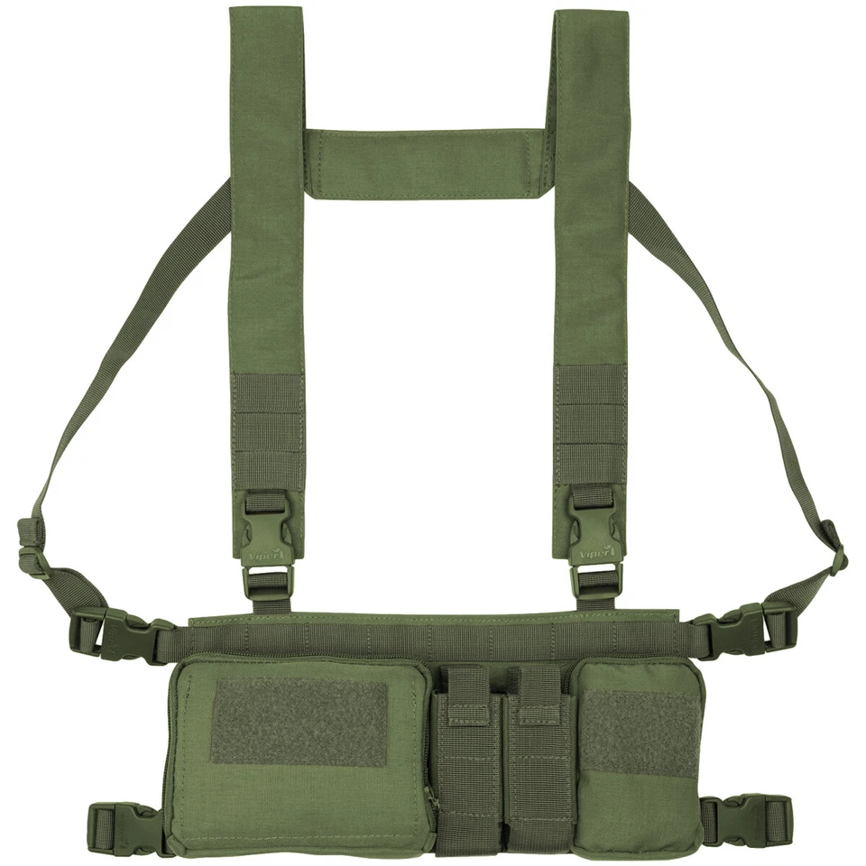 Viper VX Buckle Up Ready Rig Airsoft Paintball Opérateur Militair Patrouill Vert - Photo 1/1
