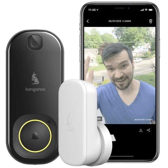 Smart Video Doorbell Security Camera Wireless Motion Detection Sensor + Chime — image 3