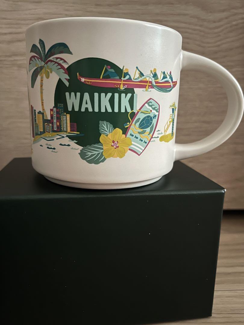 WAIKIKI HAWAII Starbucks coffee Cup Mug 14oz Discovery Series NEW