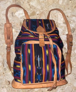 mexican leather backpack