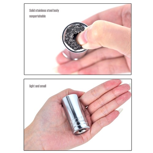 New Gator Grip Universal Socket Ratchet Wrench Power Drill Adapter Set Tool - Picture 5 of 12