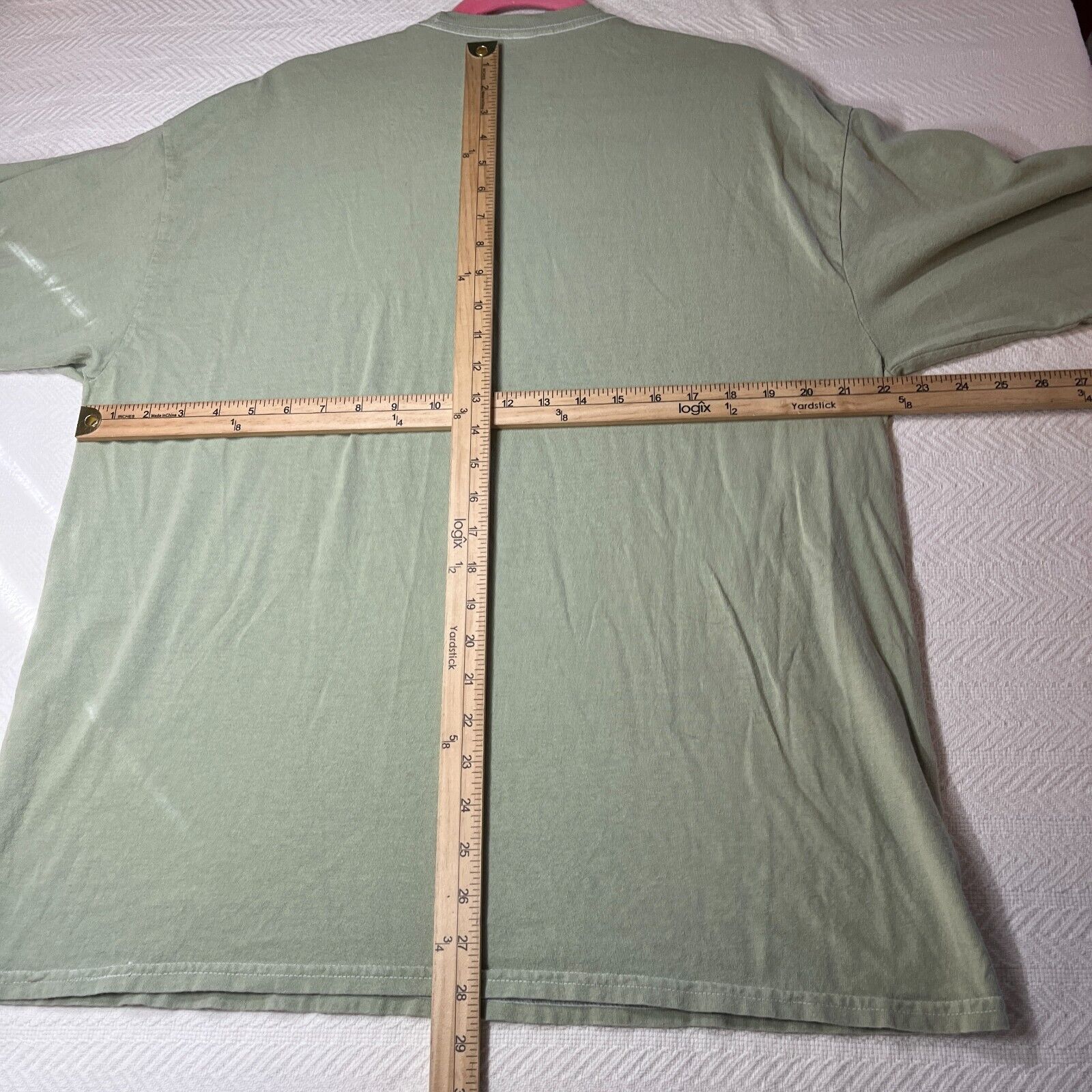 Playboy T Shirt Mens Large Green Long Sleeve Bunn… - image 8