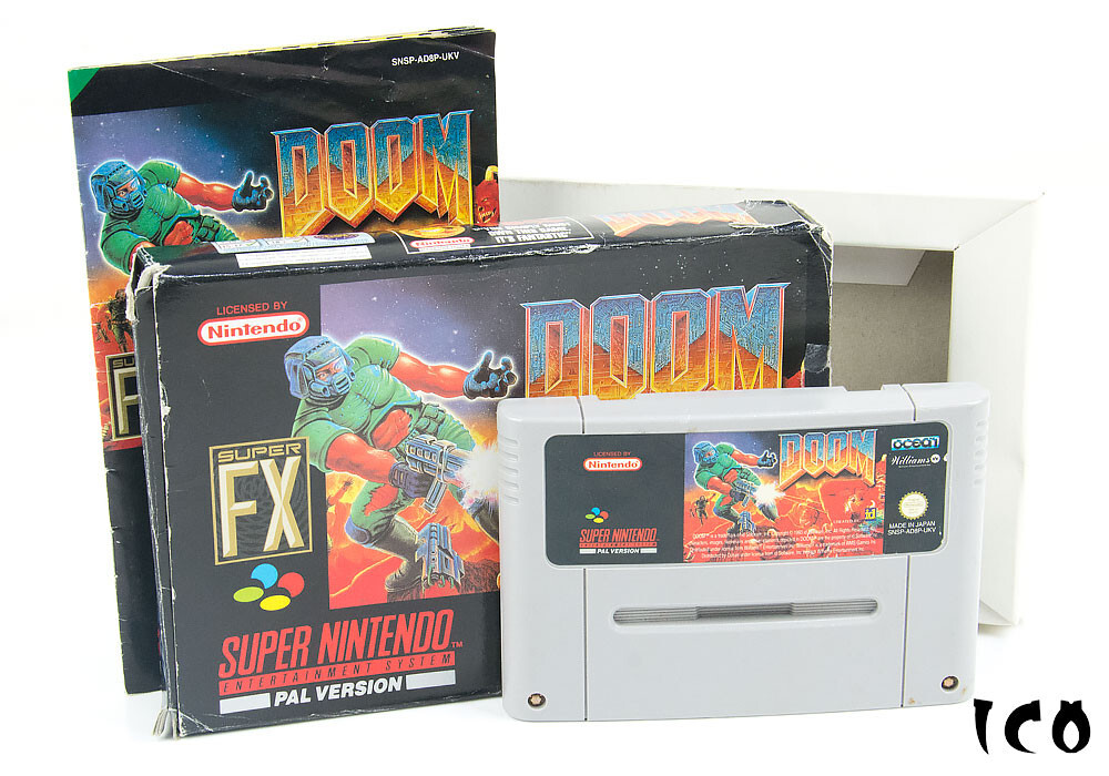 Doom Snes Limited Edition Doom Boxed Super Nintendo SNES Retro