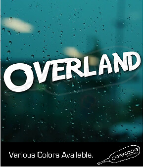 Overlander VINYL STICKER DECAL OFF-ROAD CRAWLER MUDDING OFF ROAD - Picture 1 of 4