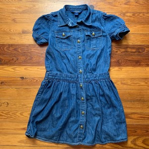 ralph lauren girls denim dress