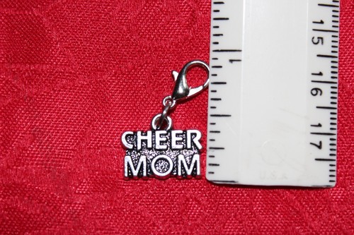 CHEER MOM CHARM - CHEERLEADER MOM MEGAPHONE CHARM - EARRINGS - NECKLACE - Picture 3 of 12
