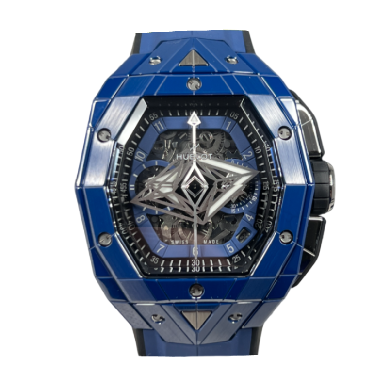 Hublot Big Bang Chronograph Sang Bleu Ceramic Men's Watch, 648.EX