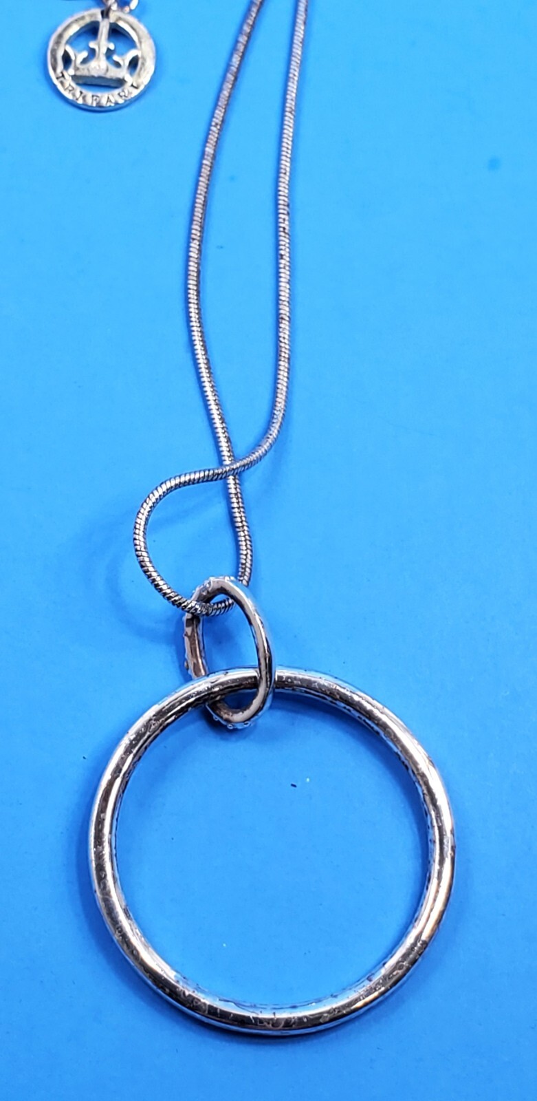 Vintage Trifari Necklace Rhinestone Interlocking … - image 6