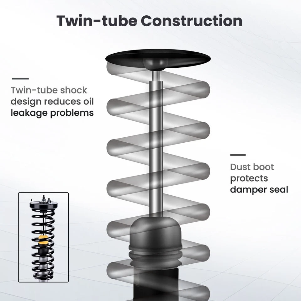 Kit de muelles helicoidales de puntal de amortiguador para Mercedes W220 S500 00-06 Foto 3 de 4