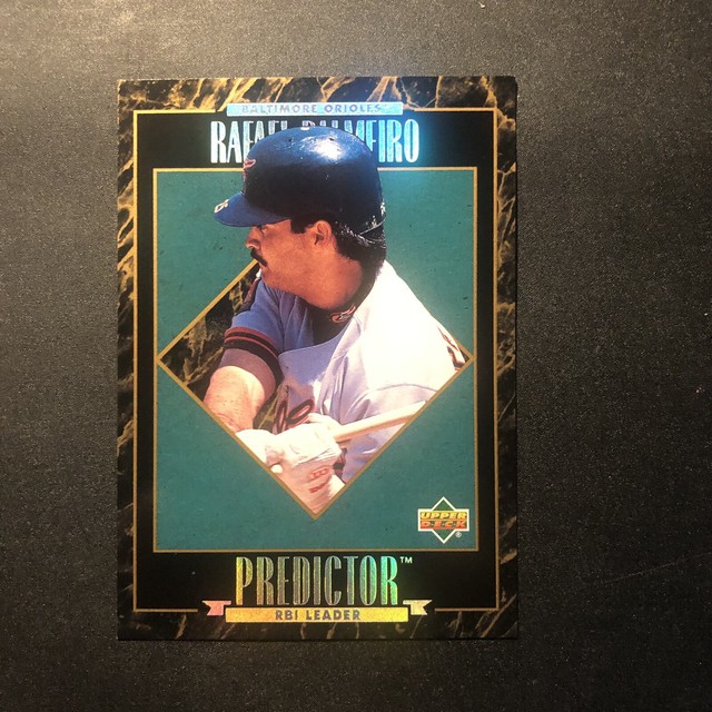 1995 UPPER DECK SERIES 2 PREDICTOR #R44 RAFAEL PALMEIRO Silver Foil Redeemed Win