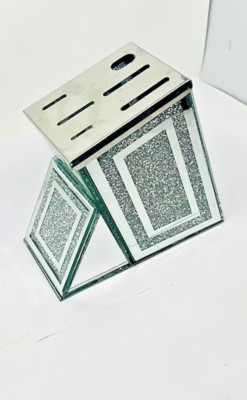 Küche Messer Halter Rack Kristall zerkleinerter Diamant Ständer Aufbewahrung Glitzer Geschenk