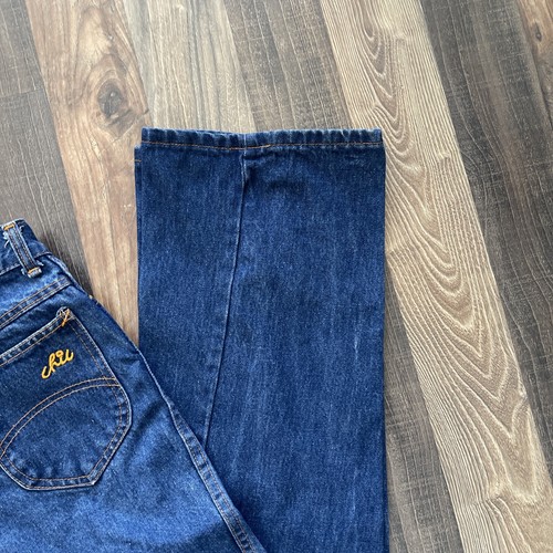 H.I.S Chic Jeans Women size 16 Dark Wash 80s USA W29 L34 - Picture 13 of 14