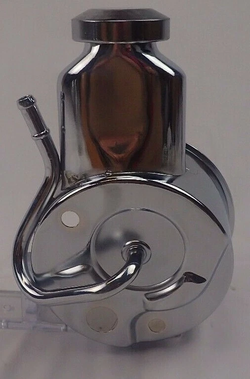 Bomba de dirección asistida Buick Skylark 1969-1972 - depósito estilo Saginaw cromado nuevo  Foto 4 de 4