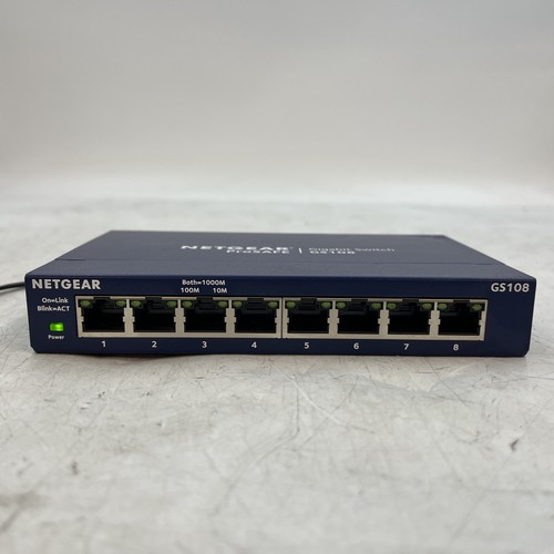 NETGEAR ProSafe 8-Port Gigabit Switch GS108