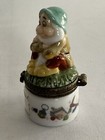 NIB 2000 Disney PHB SLEEPY with Gem Porcelain Hinged Trinket Box Snow White — photo 3
