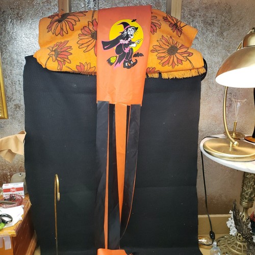 Colección Halloween Colgante Metal Bruja Sombrero y Bruja Viento Calcetín Diversión Espeluznante - Imagen 5 de 9