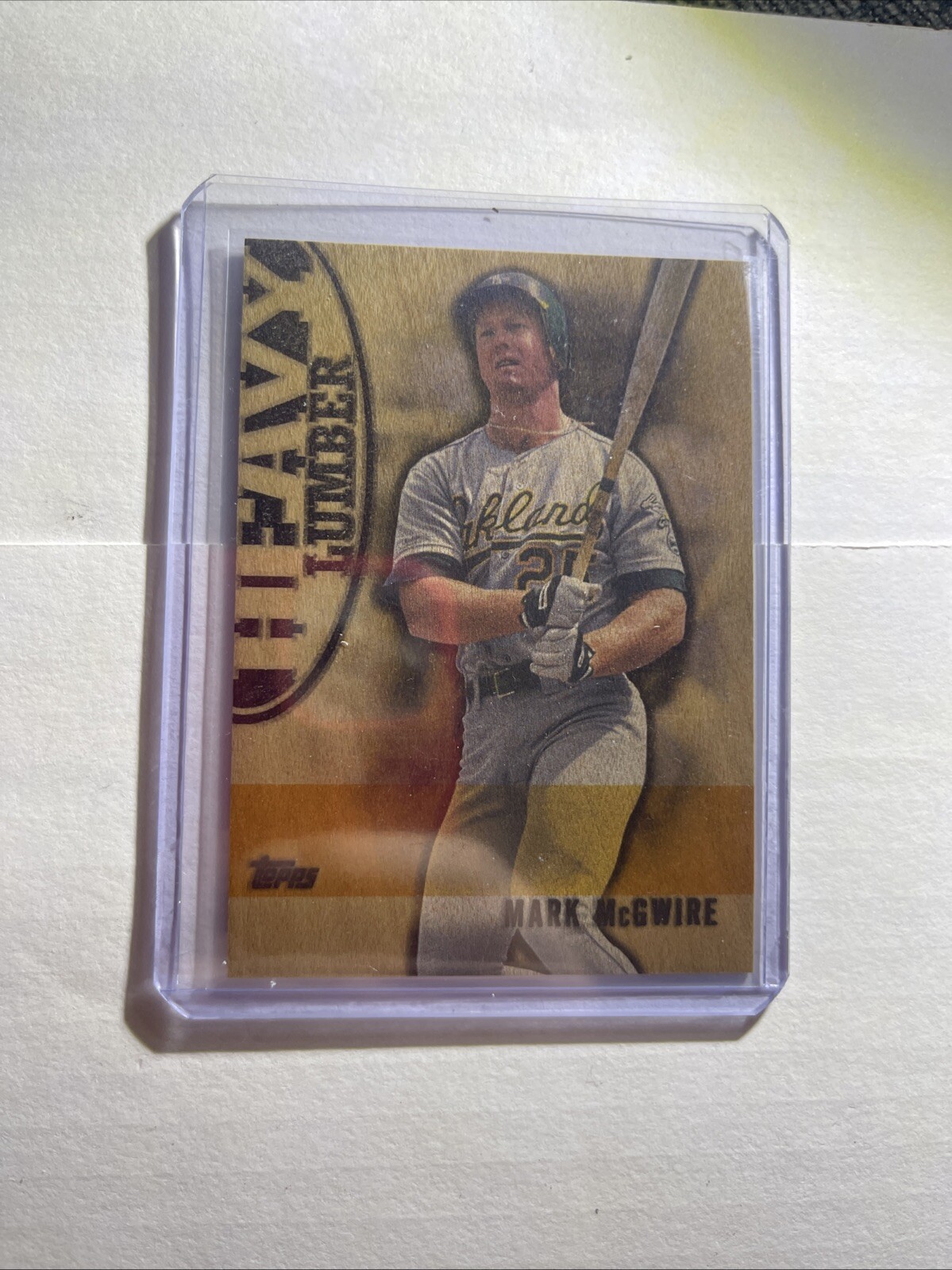 2024 Topps Update Series - Heavy Lumber #HL-58 Mark McGwire