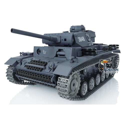 Henglong 7.0 1/16 360 Customized Panzer III L RTR RC Tank 3848 Metal Track Wheel - Picture 12 of 12