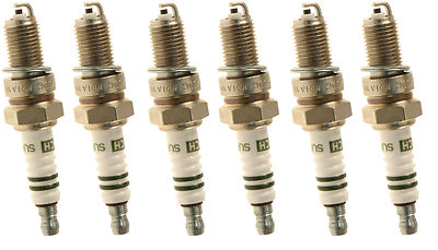 BMW E24 M6 E28 M5 E30 M3 Spark Plugs Set of 6 OEM Super Plus #X5DC (7409)