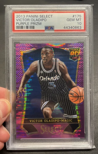 2013-14 Panini Select Victor Oladipo # 175 Purple Prizm /99 ROOKIE PSA 10