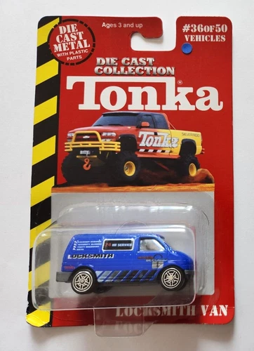 1999 TONKA - LOCKSMITH VAN - DIE CAST METAL/PLASTIC