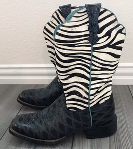 ariat zebra boots