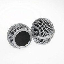2pcs Replacement Microphone Grille Mesh Cover For Sm58 Sm58lc Sm58sk Sm58s
