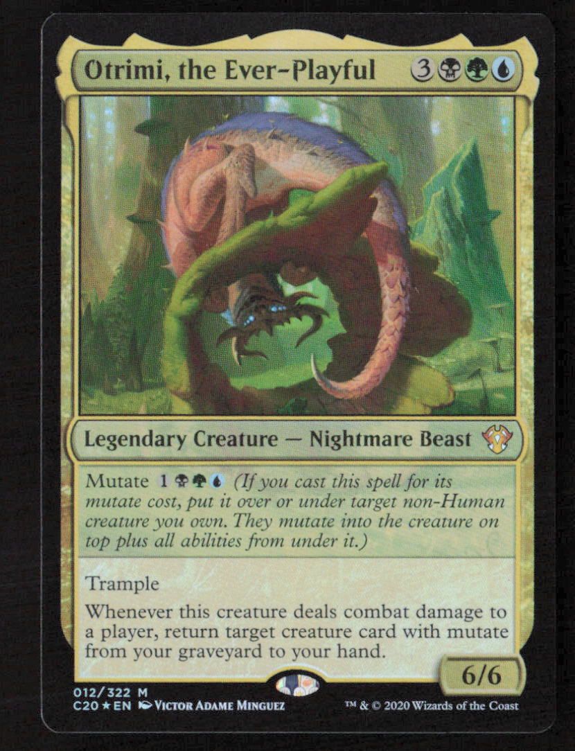 Otrimi, the Ever-Playful Commander FOIL 2020 #12 LP Magic the