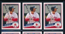 Lot (3) 2014 Choice #6 Dan Butler Pawtucket Red Sox (CQ21) SWSW6