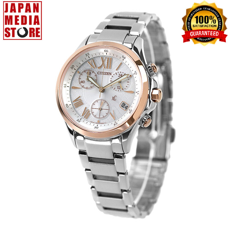 Citizen xC Cross Sea FB1404-51A Silver Eco-Drive Chronograph Women