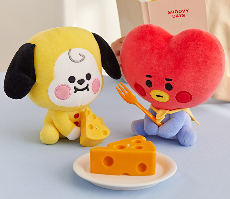 BTS] Official Authentic BT21 Chimmy Baby Sitting Doll 4.7