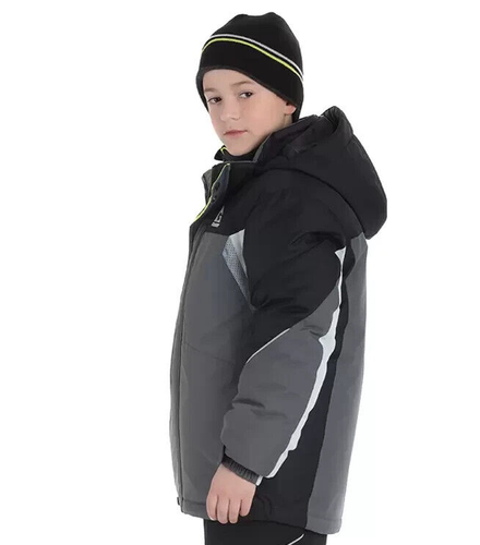 Gerry Youth 3 in 1 Systems Jacket With Reversible Knit Beanie B-Iron/Black, 7-8 - Picture 3 of 5