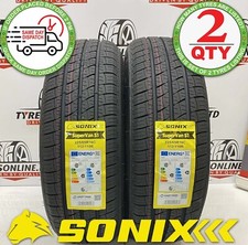 2 X 225 65 16C SONIX VAN 225/65R16C 112/110R BRAND NEW M+S TYRES 2256516C