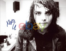 GERARD WAY AUTOGRAPH 8x10 PHOTO MY CHEMICAL ROMANCE MCR SIGNED reprint
