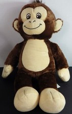 Build A Bear Workshop Smiley Brown Monkey Chimp Plush 20  Makes Noise Stuffed