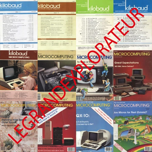 Ultimate Kilobaud Microcomputing Computer Magazine Collection (PDFs manuals DVD)
