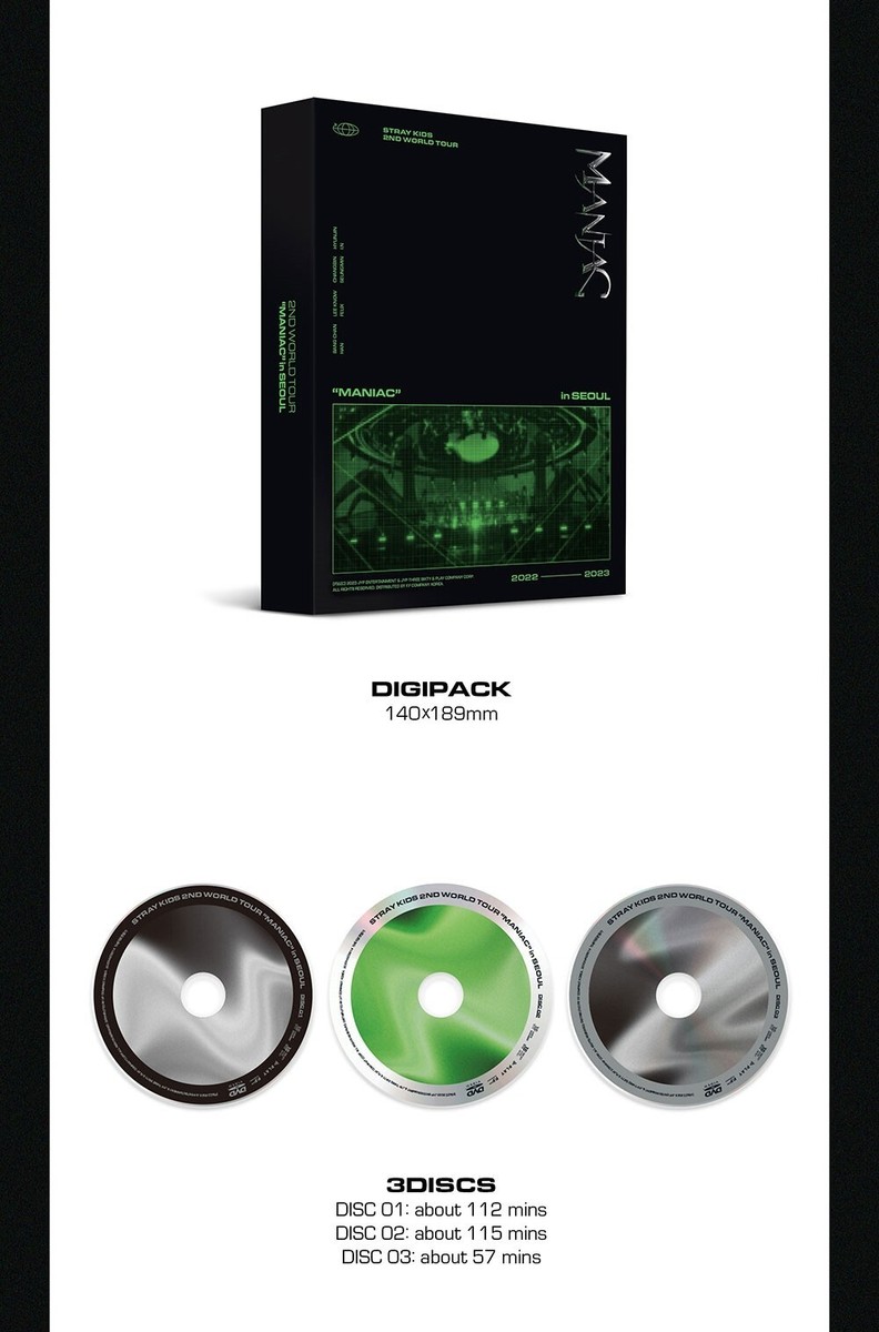 Stray Kids - 2nd World Tour [MANIAC] in SEOUL DVD Photo Book K-pop