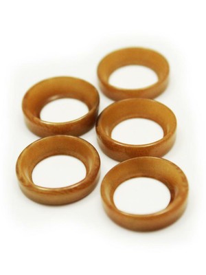 Tagua Linsen weinrot 8mm 10 Stück Taguaperlen runde flache Perlen spacer