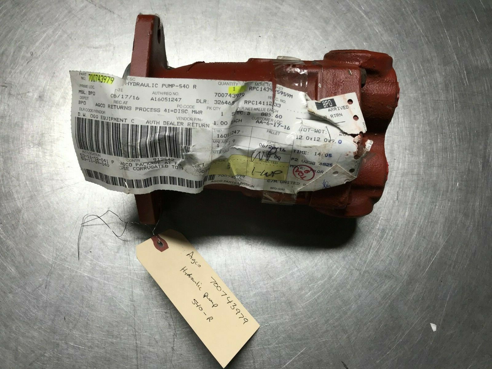 700743979 GENUINE OEM AGCO HYDRAULIC PUMP | eBay 