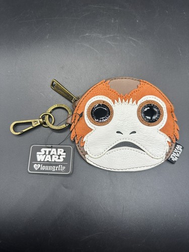 Porg Loungefly Disney Star Wars Coin Purse NWT - Picture 1 of 6