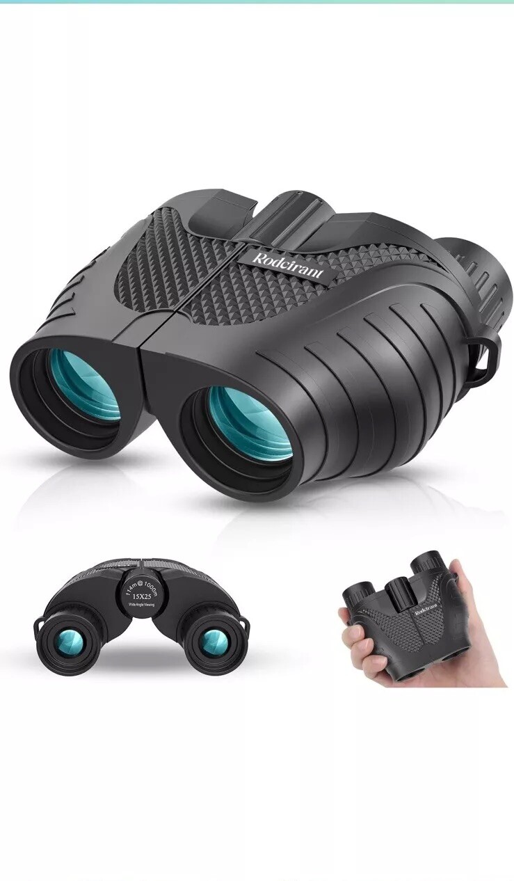 Binoculars 15x25 for Adults,Waterproof Binoculars with Low Light Night Vision