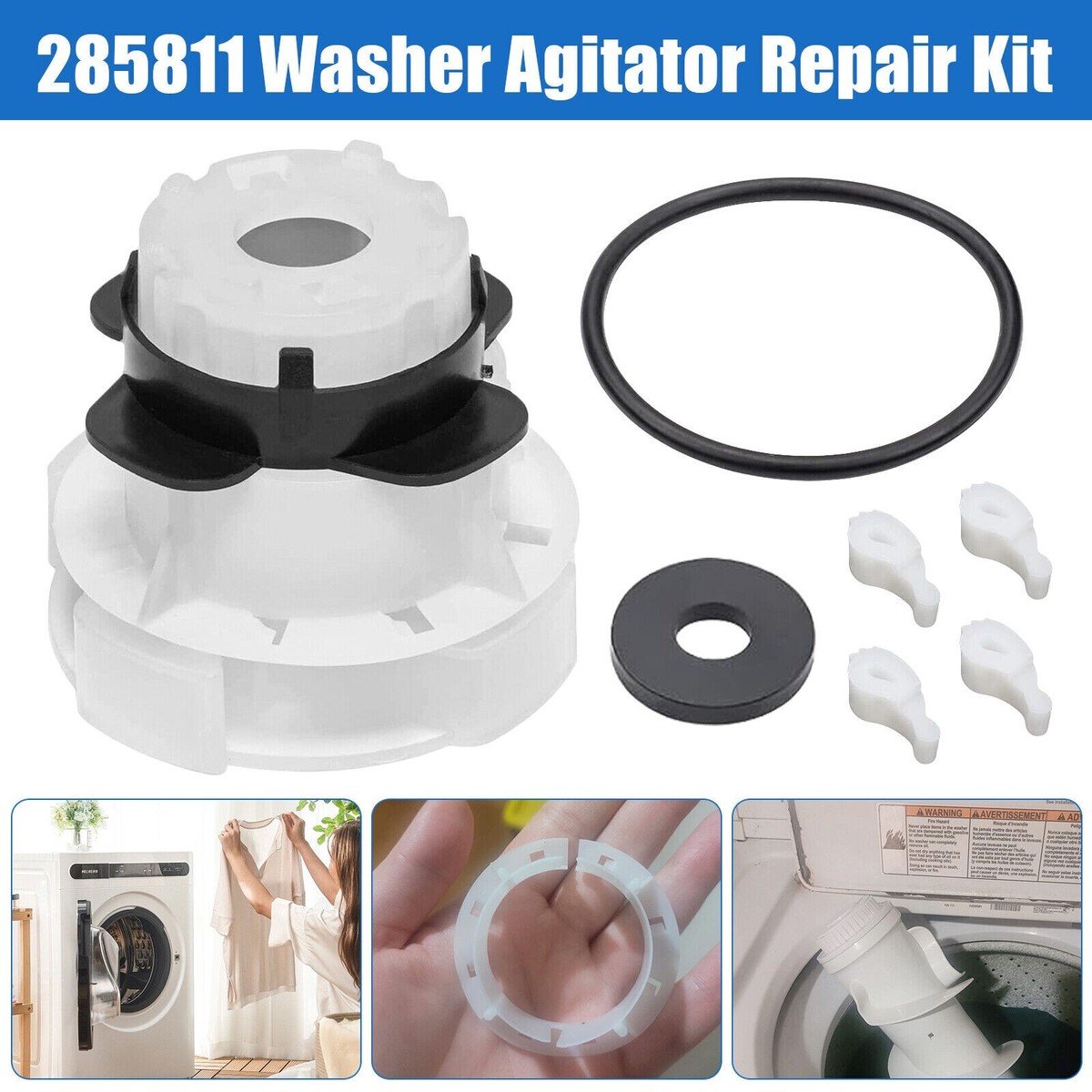 DVD アオイホノオ Amazon.com: Whirlpool 285811 Agitator Repair Kit for Washer