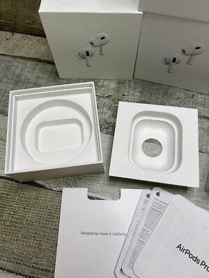 Apple AirPods Pro 2 (2nd Generation) BOXES ONLY WITH MANUAL/INSERTS LOT x5
